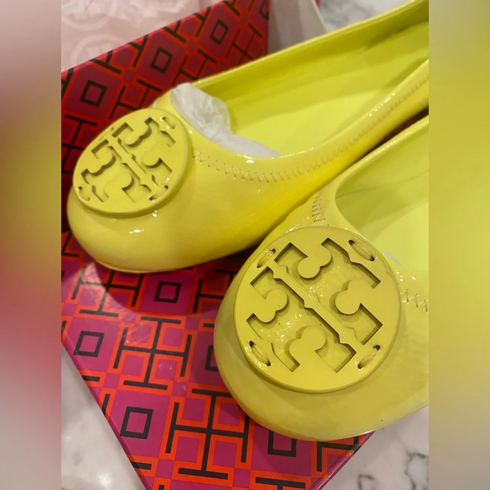 NWT! Authentic Tory Burch Minnie Ballet Flats - Picture 10 of 10